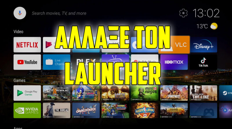 ANDROID TV LAUNCHER